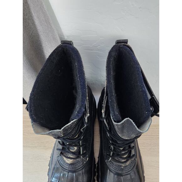 LaCrosse Outdoorsman Sz 10 Winter Wool Insulated Neoprene Boots STEEL TOE SHANK - Picture 4 of 13